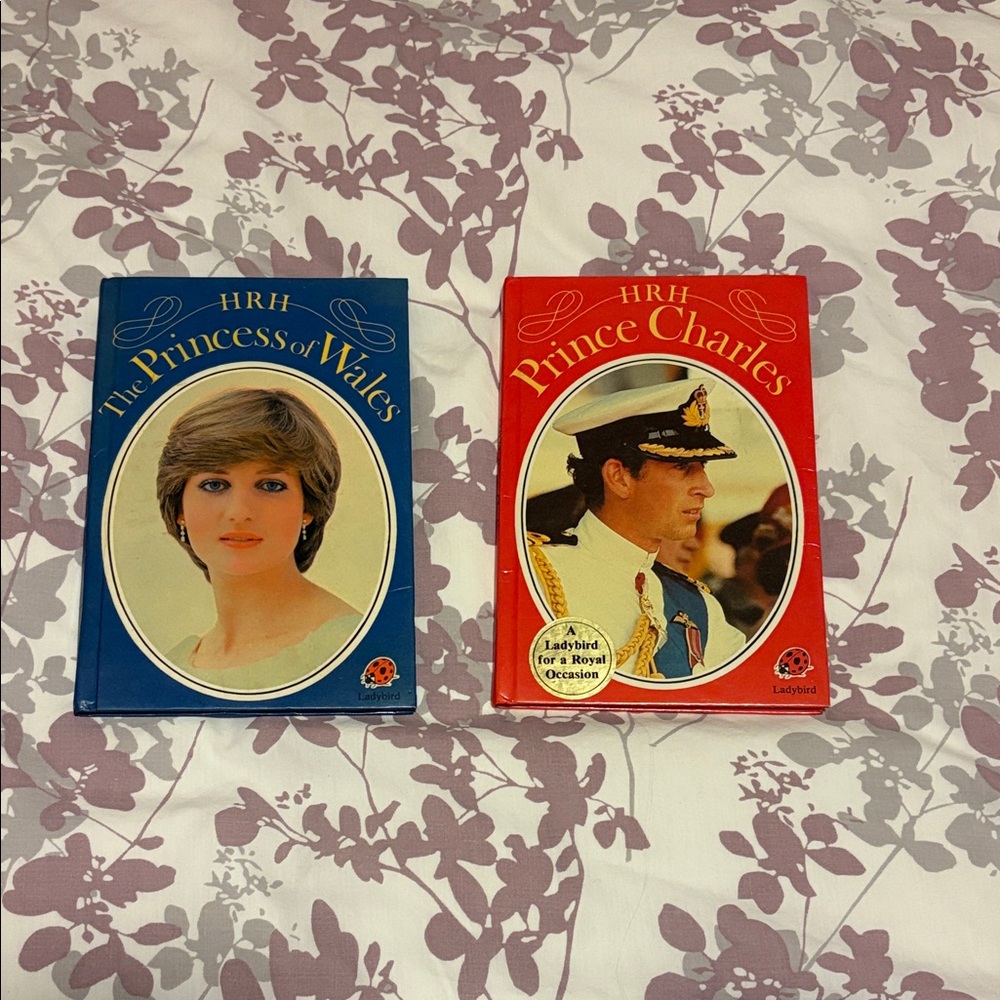 HRH Princess of Wales and Prince Charles Books